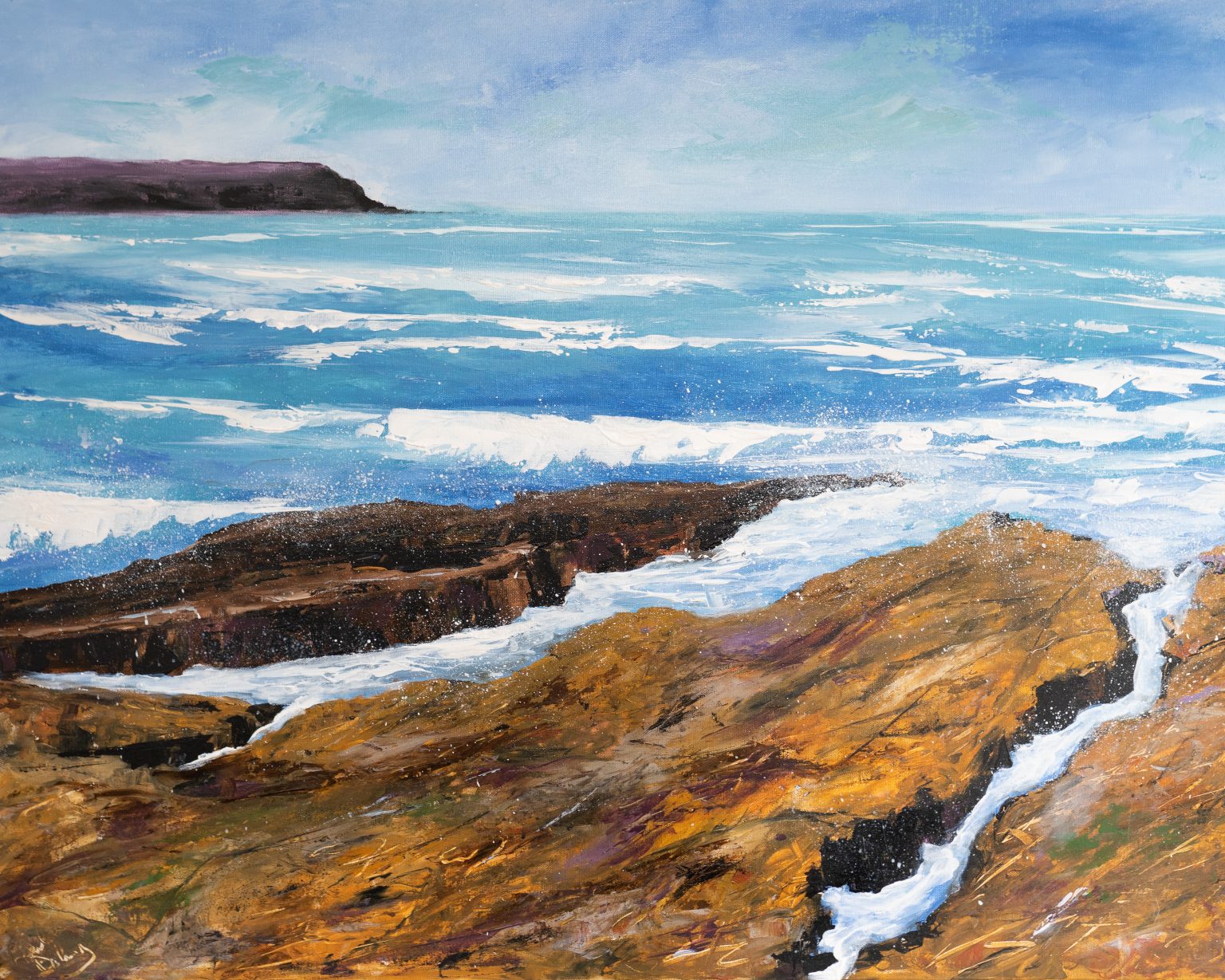 Clare Coastline by Pauline Dunleavy for Kilbaha Gallery