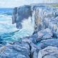 Vincent Killowry Kilbaha Gallery Irish Art oil on board Irish art Painting landscape cliffs Clare Wild Atlantic Way