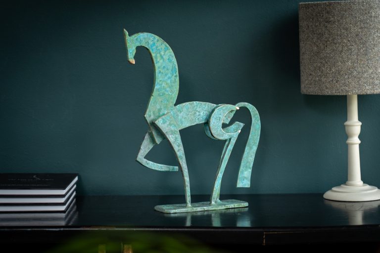 Green Horse Bronze