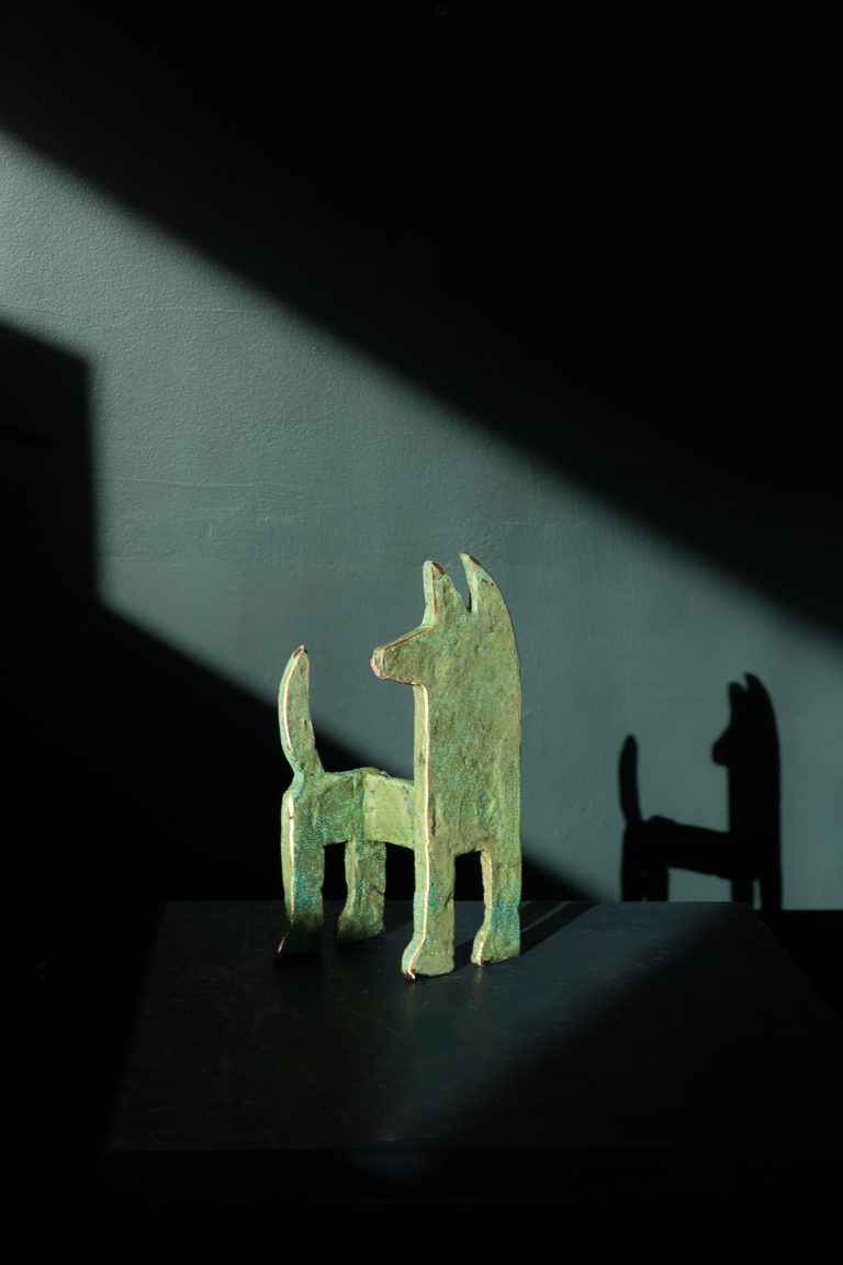 Seamus Connolly bronze dogs Ireland bronze foundry sculpture original Irish art contemporary art Interiors Kilbaha Gallery Ireland