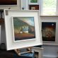 Padraig McCaul contemporary Irish artist original Irish art painting oil painting beautiful West of Ireland landscape striking colours large art Kilbaha Gallery beautiful painting gift Interiors living room