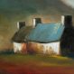 Padraig McCaul contemporary Irish artist original Irish art painting oil painting beautiful West of Ireland landscape striking colours large art Kilbaha Gallery beautiful painting gift Interiors living room