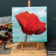 Eadaoin Harding Kemp Irish art original Irish art Ireland painting Irish Interiors art and interiors interior design beautiful homes contemporary spaces bright vivid colours red poppy Kilbaha Gallery