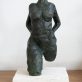 Tanya Elliott Nyegaard sculptor bronze sculpture stone base beautiful piece 'After Degas' female torso small work original art Irish sculpture bronze foundry Ireland Kilbaha Gallery