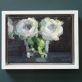 Bairbre Duggan Irish art flowers white blooms beautiful painting original art collectable piece oil on canvas framed painting interiors gift unique lovely home decor kilbaha Gallery