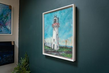 Danny V Smith boatyard beautiful boats fishing boats original Irish art acrylics Ireland sails Irish Interiors Ireland Interiors interior design gifts fishing loop head lighthouse