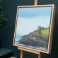 Kaye Maahs historical buildings Irish art original Irish art seascape West of Ireland Wild Atlantic Way turret the reading room Kilbaha beautiful oil painting original oil painting art ireland