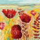 Eadaoin Harding poppies August sunshine lunasa beauty original oil painting on board beautiful work contemporary artist collectable piece Irish art Ireland Kilbaha Gallery flowers art