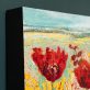 Eadaoin Harding poppies August sunshine lunasa beauty original oil painting on board beautiful work contemporary artist collectable piece Irish art Ireland Kilbaha Gallery flowers art