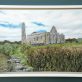 D Scattery Island oil painting Kilrush Co Clare visit clare Ireland Irish art original Irish art gift artist signing their work as D beautiful painting interiors visit Clare love art