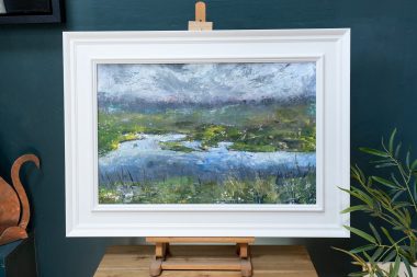 Claire mcMahon Kilkee Original Oil Painting Byrnes Cove beautiful pieces Irish art Kilbaha Gallery Interiors Art and Interiors Ireland Seascape Loop Head Moyasta Bog