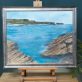 Claire mcMahon Kilkee Original Oil Painting Byrnes Cove beautiful pieces Irish art Kilbaha Gallery Interiors Art and Interiors Ireland Seascape Loop Head