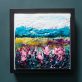 Pauline Dunleavy Encaustic beautiful painting original Irish art pigmented wax pinks yellows landscape flowers art Ireland