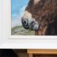 Rebekah van Kan Donkey beautiful oil painting blue skies brown donkey Irish art original art Interiors animals Kilbaha Gallery painting