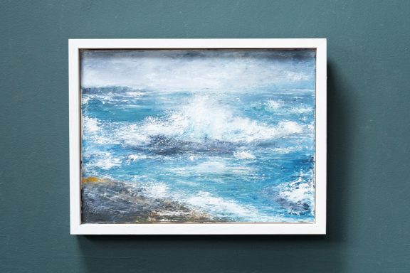 Fiona ni Chuinn Ireland WAW Irish art original art painting seascape oils oil on canvas beautiful art Irish Interiors Kilbaha Gallery