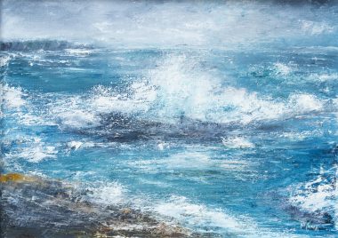 Fiona ni Chuinn Ireland WAW Irish art original art painting seascape oils oil on canvas beautiful art Irish Interiors Kilbaha Gallery