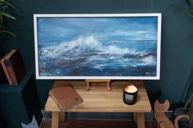 Fiona ni Chuinn Ireland WAW Irish art original art painting seascape oils oil on canvas beautiful art Irish Interiors Kilbaha Gallery