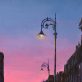 Delaney Davis urban art streetscapes beautiful skies pink sky blue sky gorgeous painting collectable work Irish art American Irish artist Kilbaha Gallery Interiors