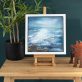 Fiona ni Chuinn contemporary Irish artist oil on canvas seascapes Ireland West of Ireland Atlantic Ocean waves drama and power of the ocean Irish interiors perfect gift painting art