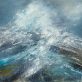 Fiona ni Chuinn contemporary Irish artist oil on canvas seascapes Ireland West of Ireland Atlantic Ocean waves drama and power of the ocean Irish interiors perfect gift painting art