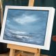 Fiona ni Chuinn contemporary Irish artist oil on canvas seascapes Ireland West of Ireland Atlantic Ocean waves drama and power of the ocean Irish interiors perfect gift painting art