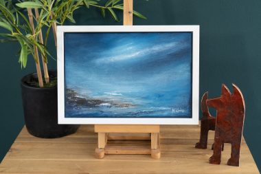 Fiona ni Chuinn contemporary Irish artist oil on canvas seascapes Ireland West of Ireland Atlantic Ocean waves drama and power of the ocean Irish interiors perfect gift painting art