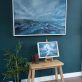 Fioan ni Chuinn contemporary Irish artist oil on canvas seascapes Ireland West of Ireland Atlantic Ocean waves drama and power of the ocean Irish interiors perfect gift painting art