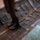 Clodagh Redden Boat Bronze standing figure large scale indoor outdoor sculpture beautiful original piece Ireland Irish art original Irish art bronze foundry contemporary take on traditional currach kilbaha gallery