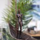 Clodagh Redden Boat Bronze standing figure large scale indoor outdoor sculpture beautiful original piece Ireland Irish art original Irish art bronze foundry contemporary take on traditional currach kilbaha gallery