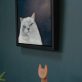 Heidi Wickham animal art cat painting original Irish art acrylic on canvas framed contemporary work Kilbaha Gallery Ireland Irish art Irish Interiors Irish art and Interiors contemporary homes