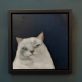 Heidi Wickham animal art cat painting original Irish art acrylic on canvas framed contemporary work Kilbaha Gallery Ireland Irish art Irish Interiors Irish art and Interiors contemporary homes