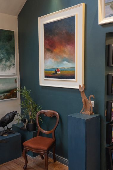 Padraig McCaul Original Irish art painting beautiful original art oil on canvas framed work Irish Interiors Ireland Painting Ireland contemporary artist oil on canvas West of Ireland painting