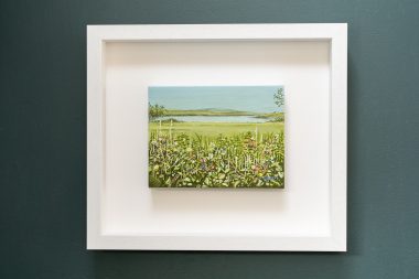 Ruth Wood contemporary Irish artist rural scenes gorgeous small original pieces acrylics on canvas hedgerows beauty Ireland country life renowned artist celebrated artist ruth wood Irish Interiors