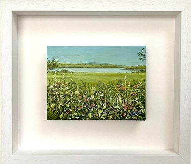 Napoleonic Battery Ruth Wood original Irish art contemporary Irish art West of Ireland gorgeous original acrylics on canvas Irish Interiors Gift Kilbaha Gallery Modern Homes